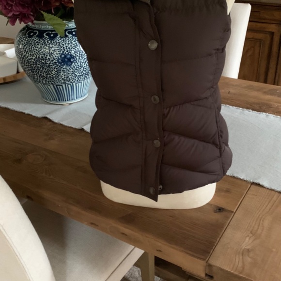 J. Crew down puffer vest with teddy fleece lining - Picture 2 of 4